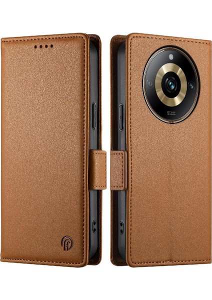 Realme 11 Pro Flip Kartvizit Yuvaları Cüzdan Günlük Kullanım Için Flip Case (Yurt Dışından)