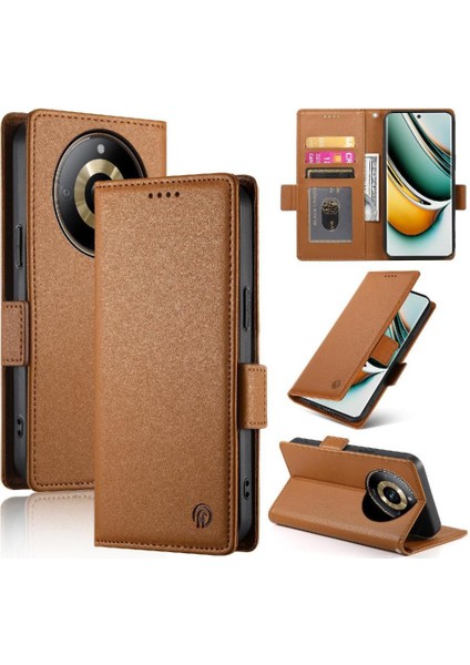 Realme 11 Pro Flip Kartvizit Yuvaları Cüzdan Günlük Kullanım Için Flip Case (Yurt Dışından)