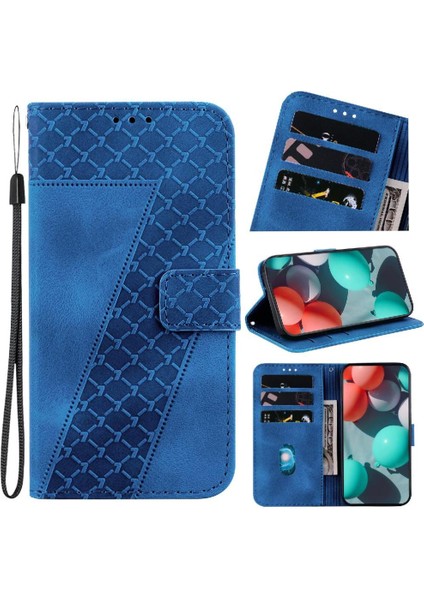 Oppo Phone 12 5g Için Telefon Kılıfı Pu Deri Kart Yuvası Fonksiyonu Cüzdan Flip (Yurt Dışından)