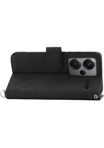 Xiaomi Redmi Not Için Flip Case 13 Pro Artı 5g Kabartmalı Bileklik Çoklu (Yurt Dışından)