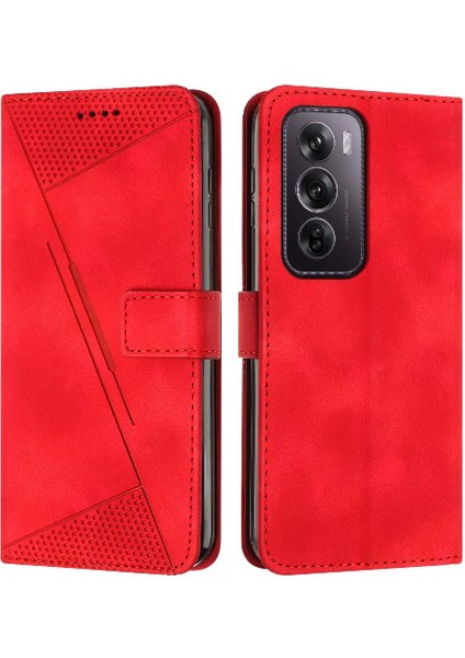 Oppo Oppo 12 Pro 5g Için Flip Case Cüzdan Kart Ekleme Pu Deri (Yurt Dışından)