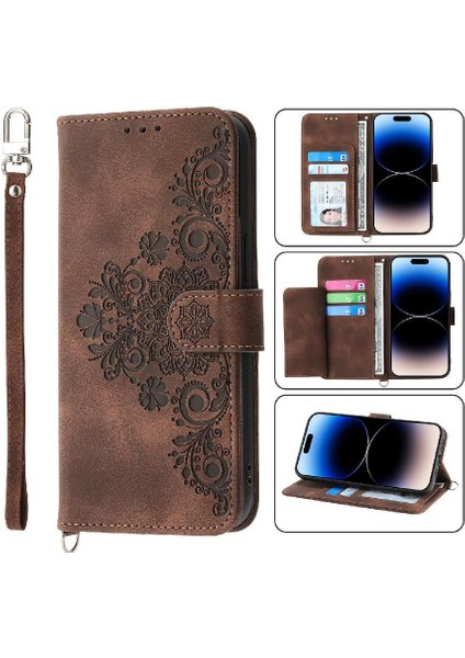 Xiaomi Redmi Not 13 Için Flip Case 4g Kabartmalı Darbeye Çoklu Kredi (Yurt Dışından)