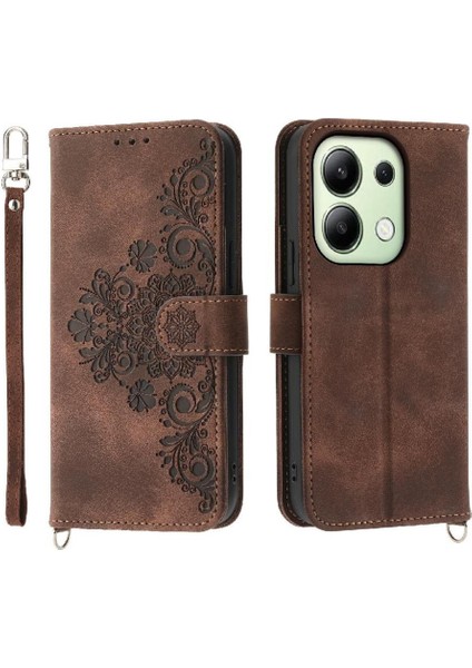 Xiaomi Redmi Not 13 Için Flip Case 4g Kabartmalı Darbeye Çoklu Kredi (Yurt Dışından)