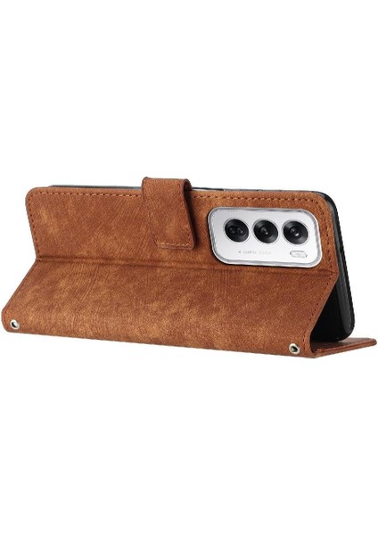 Oppo Oppo 12 5g Cüzdan Kickstand Kart Ekleme Pu Deri Için Flip Case (Yurt Dışından) modelleri