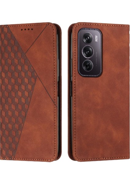 Oppo Oppo 12 Pro 5g Kart Ekleme Pu Deri Kickstand Için Flip Case (Yurt Dışından)
