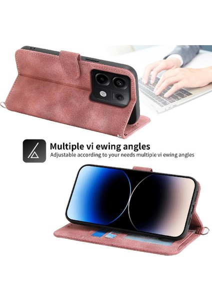 Xiaomi Redmi Not Için Flip Case 13 Pro 5g Bileklik Kabartmalı Çoklu Kart (Yurt Dışından) fırsatları