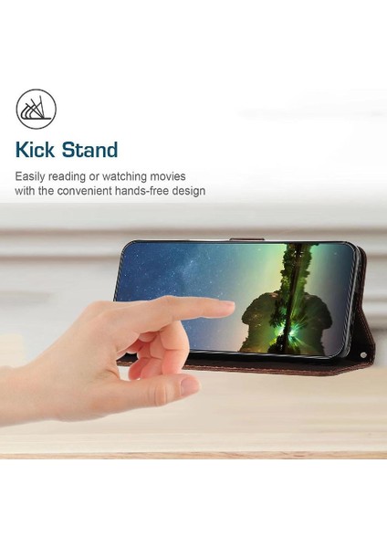 Oppo Oppo 12 5g Kart Ekleme Kickstand Pu Deri Cüzdan Için Flip Case (Yurt Dışından) modelleri