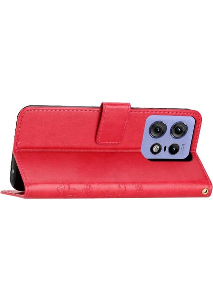 Motorola Kenar 50 Pro Manyetik Kapatma Pu Deri Bilek Kayışı Için Flip Case (Yurt Dışından) fırsatları