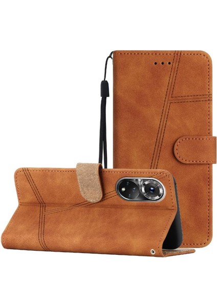 Huawei Nova 9 Tam Koruma Flip Case Için Flip Case Folio Bilek Kayışı Cüzdan (Yurt Dışından) indirimleri