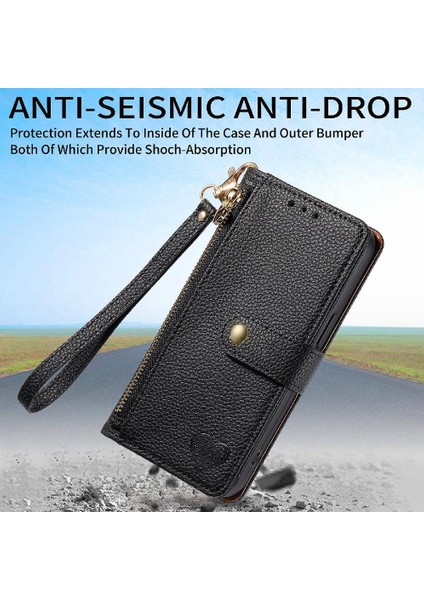 Onur 200 Lite Için Flip Case Fermuar Aşk Deri Kılıf Cüzdan Darbeye (Yurt Dışından)