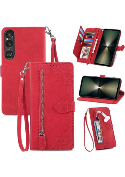 Sony Xperia 1 Vı Cüzdan Çoklu Kart Yuvası Çok Renkli Flip Case (Yurt Dışından)
