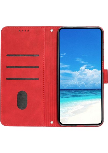 Motorola Moto G Stylus 5g Için Flip Case 2024 Yan Toka Pu Deri Kart (Yurt Dışından)
