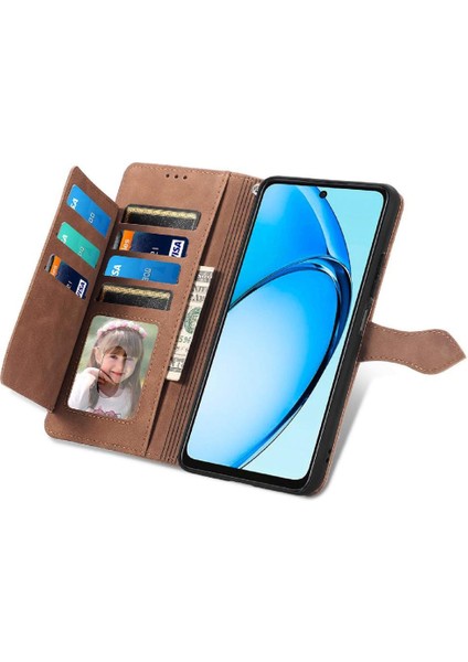 Oppo A60 4g Flip Fermuar Tarzı Iş Cüzdan Çoklu Kart Için Flip Case (Yurt Dışından)
