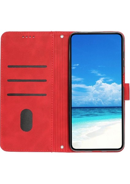 Colorful Shop Infinix Gt 20 Pro Için Flip Case Yan Toka Pu Deri Aşk Cüzdan Kartı (Yurt Dışından)