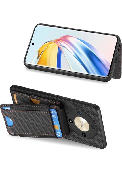 Onur X30 / X9 5g Için Karbon Fiber Standlı Telefon Kılıfı (Yurt Dışından) indirimleri