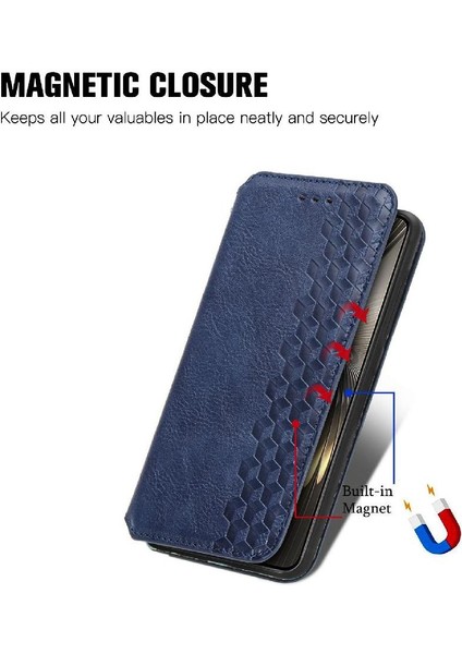 Xiaomi Poco F6 Moda Tasarım Cüzdan Fonksiyonu Için Flip Case Deri Kılıf (Yurt Dışından)
