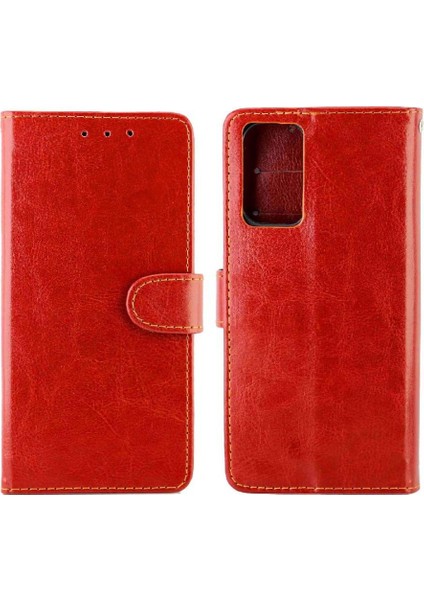 Oppo Oppo 5g Pu Deri Kickstand Manyetik Kapatma Kartı Için Flip Case (Yurt Dışından)