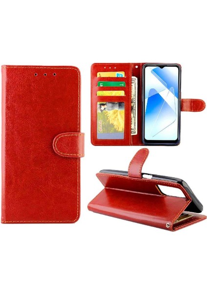 Oppo Oppo 5g Pu Deri Kickstand Manyetik Kapatma Kartı Için Flip Case (Yurt Dışından)