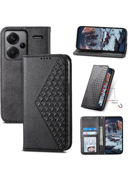 Xiaomi Redmi Not Için Flip Case 13 Pro Artı 5g Standı Günlük Kullanım El Kayışı (Yurt Dışından)