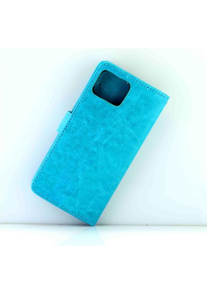 Oppo F17/OPPO A73 Kickstand Darbeye Pu Deri Kart Için Flip Case (Yurt Dışından)