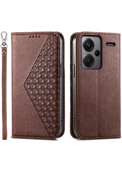Xiaomi Redmi Not Için Flip Case 13 Pro Artı 5g Standı Günlük Kullanım El Kayışı (Yurt Dışından)