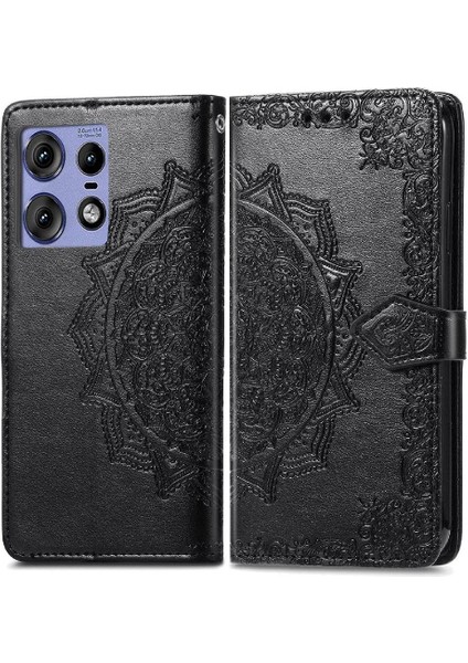 Motorola Kenar 50 Pro Basit Iş Darbeye Deri Için Flip Case (Yurt Dışından)