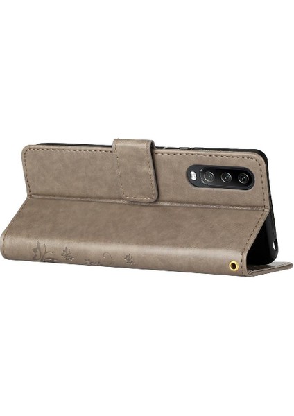 Sony Xperia 10 Iv Için Filp Durumda Manyetik Kapatma Bilek Kayışı Kickstand Pu (Yurt Dışından) indirimleri