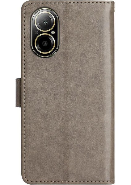 Realme C67 4g Pu Deri Kickstand Manyetik Kapatma Bilek Için Filp Durumda (Yurt Dışından) indirimleri