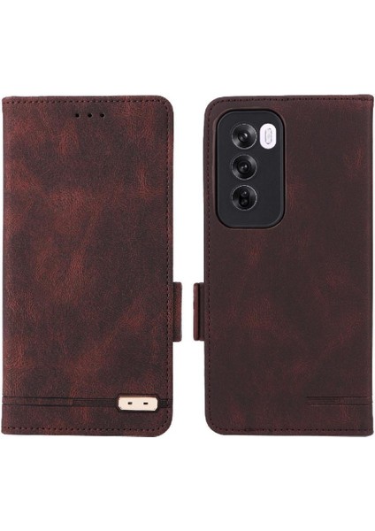 Toka Kapak Manyetik ile Oppo Oppo 12 Pro 5g Kickstand Için Flip Case (Yurt Dışından)