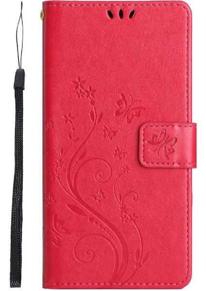 Sony Xperia 5 V Kickstand Kart Tutucu Için Filp Durumda Manyetik Kapatma Bilek (Yurt Dışından)
