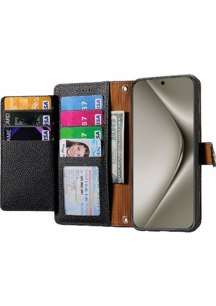 Huawei Pura 70 Pro Için Flip Case Darbeye Aşk Cüzdan Fermuar Deri (Yurt Dışından) fırsatları