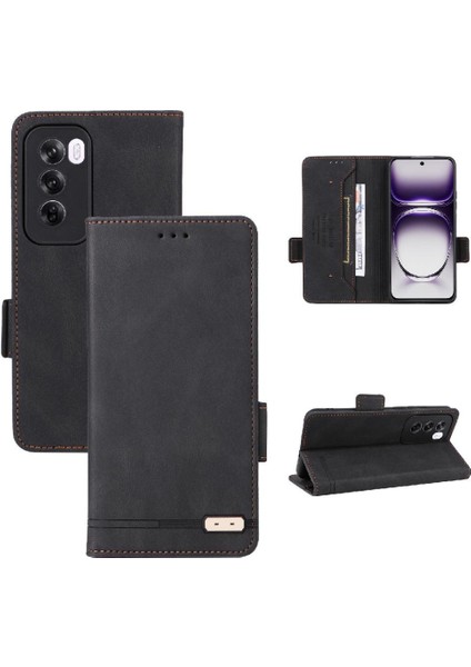 Toka Kapak Manyetik ile Oppo Oppo 12 Pro 5g Kickstand Için Flip Case (Yurt Dışından)