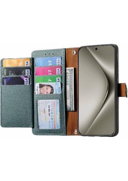 Huawei Pura 70 Pro Için Flip Case Darbeye Aşk Cüzdan Fermuar Deri (Yurt Dışından) modelleri