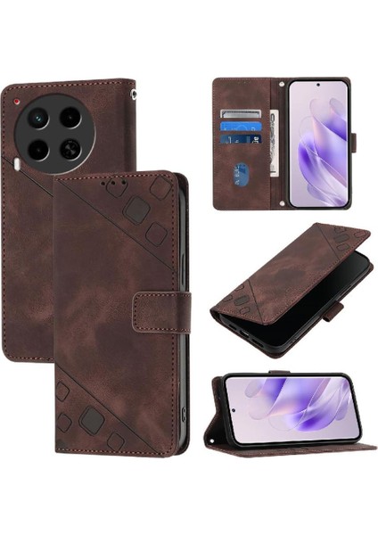 Tecno Camon Için Kılıf 30 5g/4g Cüzdan Kapak Çevirin Kart Tutucu Manyetik (Yurt Dışından) indirimleri