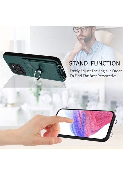 Honor X8B Global Için R20 Halkalı Kart Sahibi Kılıf (Yurt Dışından)