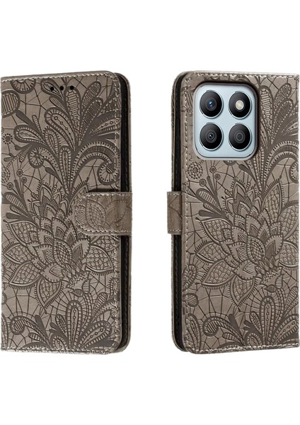 Onur X8B Için Dantel Çiçek Pu Telefon Kılıfı (Yurt Dışından)