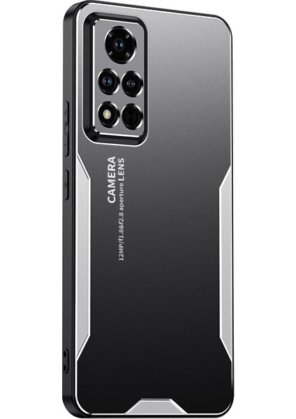Onur V40 5g Için Tpu Hibrit Metal Telefon Kılıfı (Yurt Dışından)