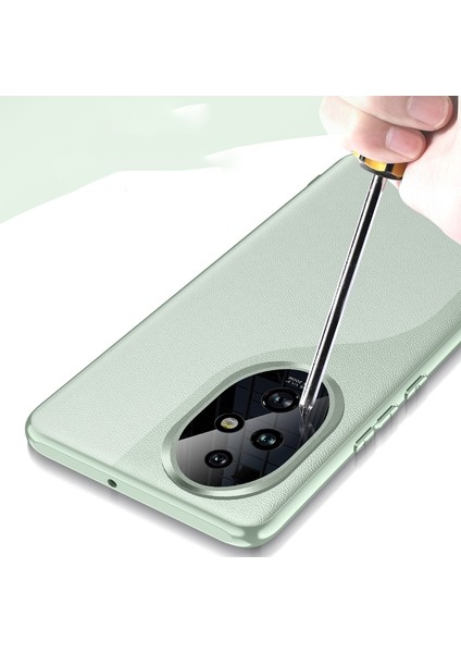 Honor 200 Için Düz Deri Darbeye Dayanıklı Telefon Kılıfı (Yurt Dışından) indirimleri
