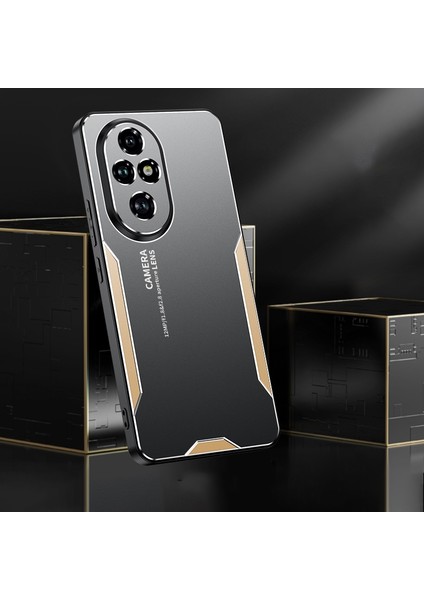 Honor 200 Için Tpu Hibrit Metal Telefon Kılıfı (Yurt Dışından)