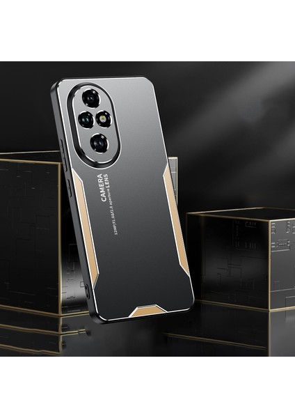 Honor 200 Pro Için Tpu Hibrit Metal Telefon Kılıfı (Yurt Dışından)