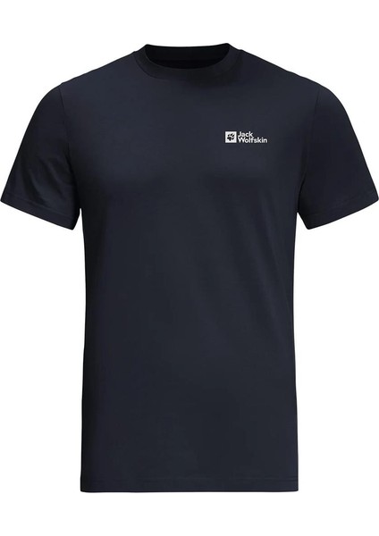 Jack Wolfskin Essential M Erkek Lacivert T-Shirt