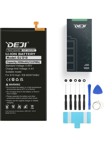 Samsung Galaxy S10 Mucize Batarya 3550 mAh