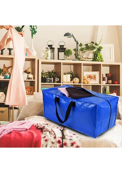 Ağır Hizmet Saklama Torbaları Güçlü Saplı ve Fermuarlı Ekstra Büyük Hareketli Çantalar, Yerden Tasarruf Için Saklama Çantası, Hareketli Kutulara Alternatif, Giyim Çantaları Yurt Se (Yurt Dışından) fiyatları