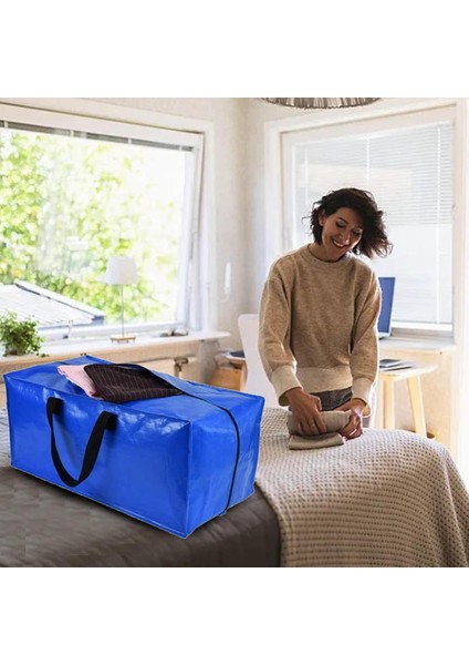 Ağır Hizmet Saklama Torbaları Güçlü Saplı ve Fermuarlı Ekstra Büyük Hareketli Çantalar, Yerden Tasarruf Için Saklama Çantası, Hareketli Kutulara Alternatif, Giyim Çantaları Yurt Se (Yurt Dışından) fırsatları