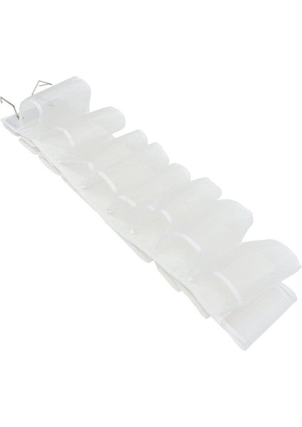 1 Takım Havlu Askılı Saklama Çantası Havlu ve Tayt Dolap Için Asma Organizatör Uzay Tasarrufu - Beyaz (Yurt Dışından)