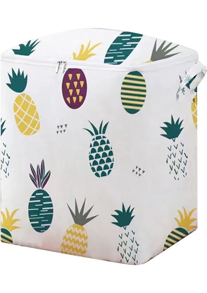 Giysi Saklama Istiflenebilir Organizatör Kutuları Taşınabilir Katlanabilir Kumaş Organizatör, Giyim Yorgan Battaniye Yatak Düzenleme Için Dayanıklı Saplı ve Fermuarlı (Yurt Dışından)