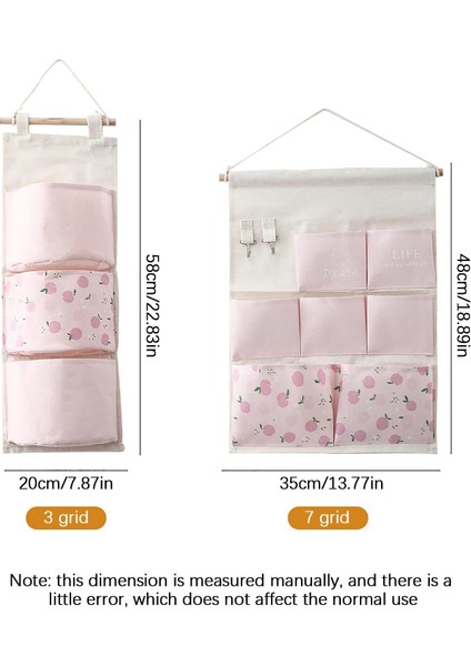 Duvara Asılan Saklama Çantası, Portakal Elma Limon Desenli Duvar Dolabı Asılı Depolama Düzenleyici Yatak Düzenleyici Kapı, Duvar, Dolap, Yatak Için Asılı Cep (Elma Deseni, A) (Yurt Dışından) fiyatları