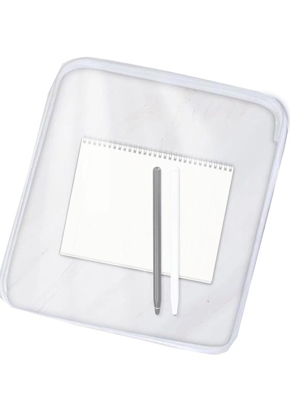 Fermuarlı Sert Kese Temizle Saklama Kutuları Istiflenebilir Depolama Oyuncak Kutuları Torbalar Sert Kabuk Taşınabilir Pvc Seyahat Çantası Verimli Saklama Çantası Temizle Torbalar (Yurt Dışından)