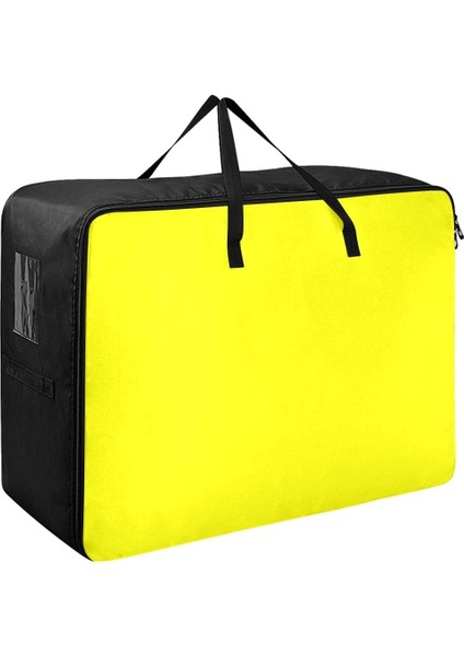 Sarı Saklama Torbaları, 27.5X19.7X11 In, Giysi Saklama Organizatörü Seyahat Kargo Spor Çantaları Malzemelerin Saklanması, Kamp Yapılması, Paketlenmesi ve Taşınması Için Katlanabili (Yurt Dışından)