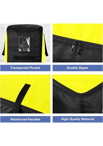 Sarı Saklama Torbaları, 27.5X19.7X11 In, Giysi Saklama Organizatörü Seyahat Kargo Spor Çantaları Malzemelerin Saklanması, Kamp Yapılması, Paketlenmesi ve Taşınması Için Katlanabili (Yurt Dışından) fırsatları